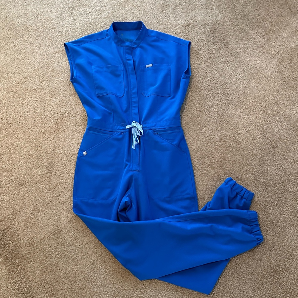 Figs Royal Blue Jumpsuit